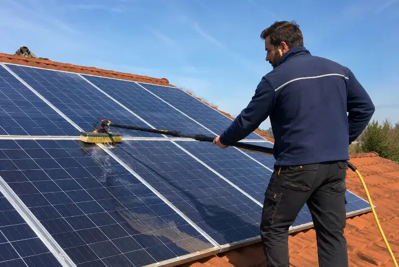 Nettoyage et entretien de panneaux solaires à Saint-Jean-de-Buèges