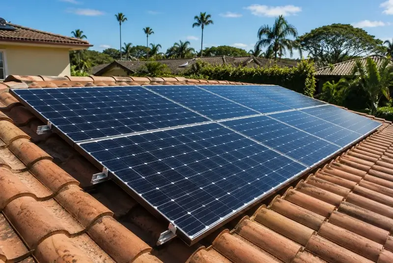 Installation de panneaux solaires à Saint-Jean-de-Buèges